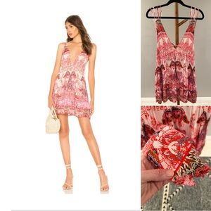 Free People Me To You Printed Mini Dress